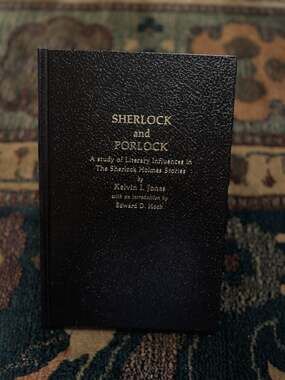 Sherlock and Porlock: A Study of Literary Influences Kelvin I. Jones Limited Edi